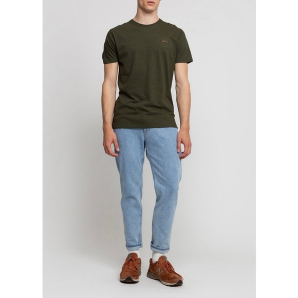 Revolution Pocket T Shirt Short Sleeve Turquoise Blue Size L - Picture 11 of 11